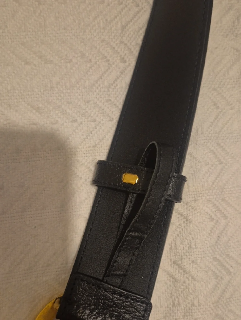 Gucci Black Leather Belt Strap - Picture 2 of 4